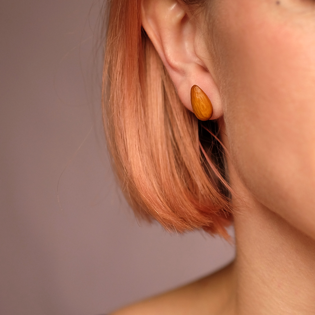 miniSNACK Mandel Ohrstecker